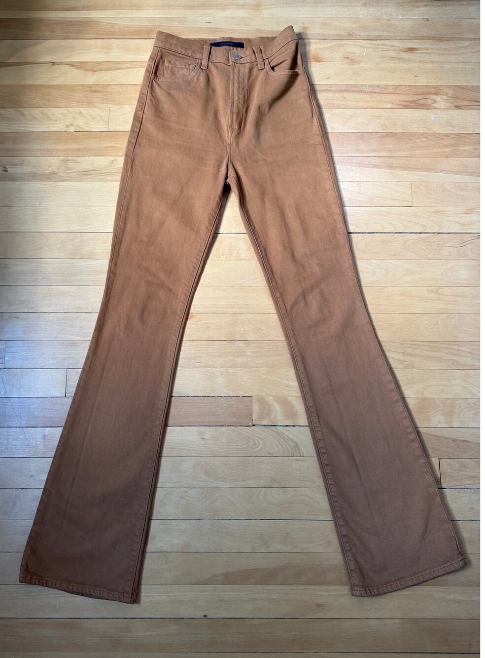 J Brand Runway High Rise Bootcut Jeans Size 25 Pollock Copper Wash  EUC